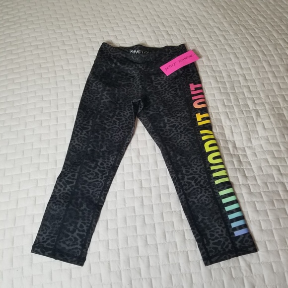 Betsy Johnson Performance Work Out Capris - Picture 2 of 8